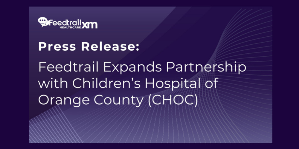 Enterprise-wide rollout will include CHOC at Mission Hospital, CHOC Physician Network, and the launch of a reputation management program ;image shows press release cover text